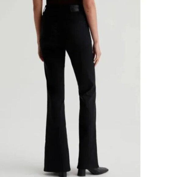 New AG Anisten High Rise Boot Cut Jeans in Black Mureau size 27 - Picture 2 of 16